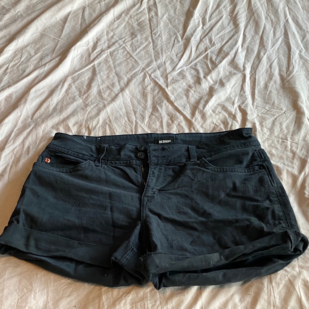 Hudson Jeans Women's Black Jean Shorts